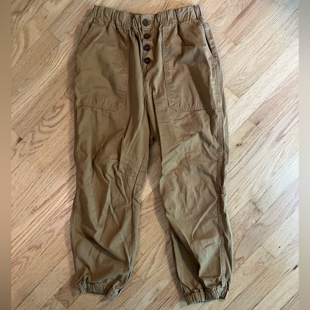 Free People Tan Cargo pants Relaxed Fit